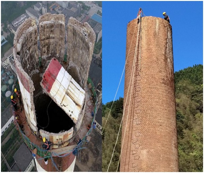 水泥煙囪拆除施工流程步驟